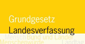 Deckblatt der Landesverfassung von Baden-Württemberg Deckblatt der Landesverfassung von Baden-Württemberg